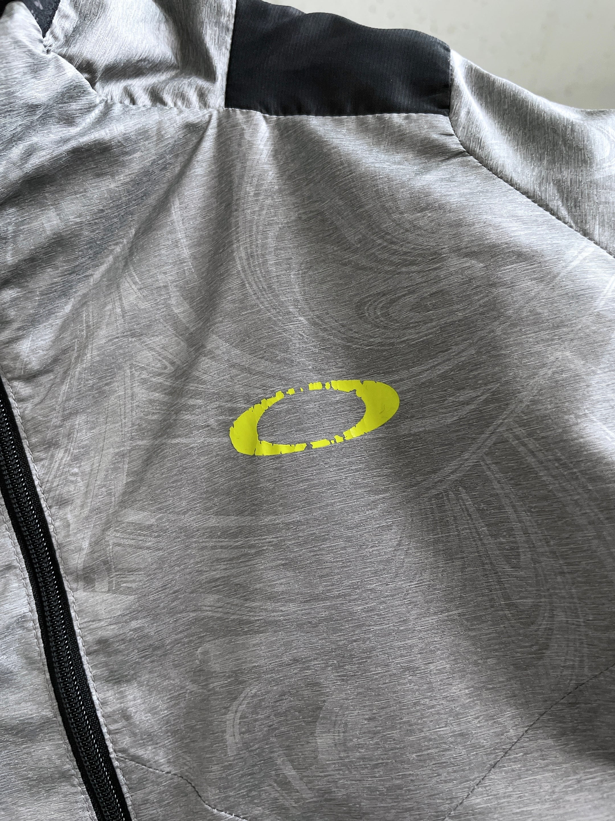 OAKLEY TYPE-02 Mat silver × Black Bi color technical blouson