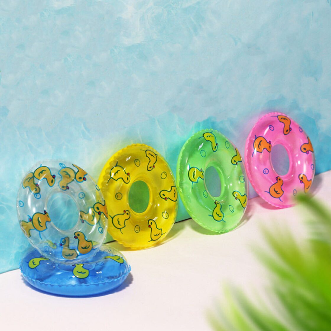 ミニチュア うきわ 浮き輪 1個 5色 ドールサイズ ぬい撮りアクセサリー  