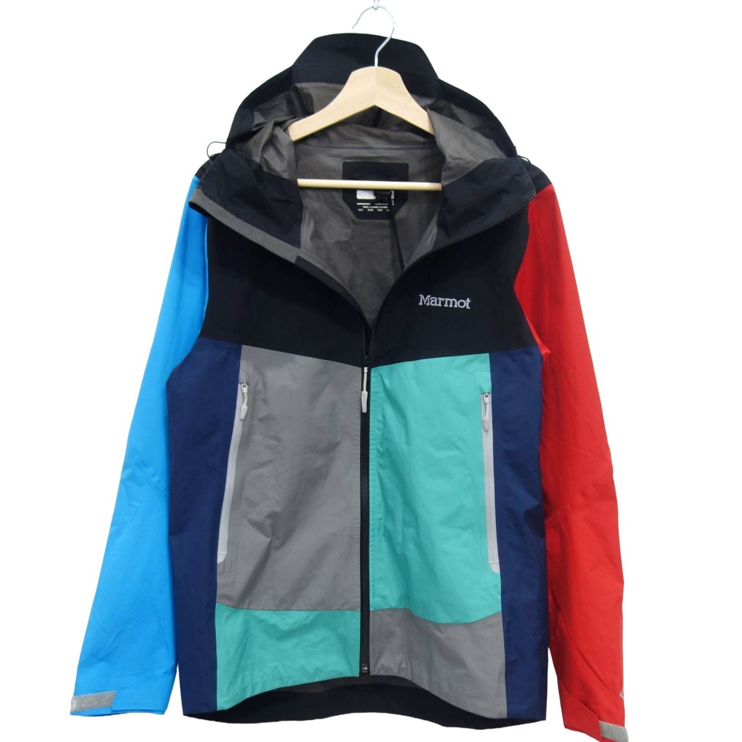 極美品 マーモット Marmot レインジャケット コモド ジャケット GORE-TEX 登山 アウトドア M CZP（クレイジーパターン） 極美品 マーモット Marmot レインジャケット コモド ジャケット GORE
