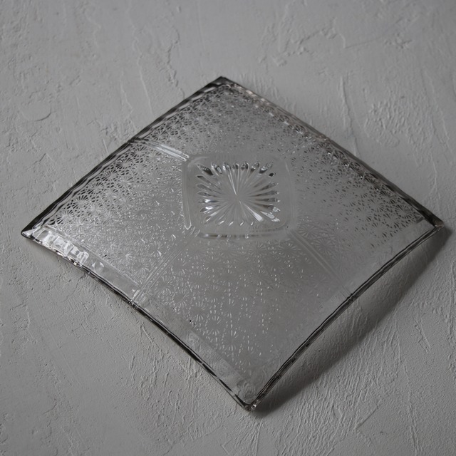 菊小紋四方向付　プラチナ