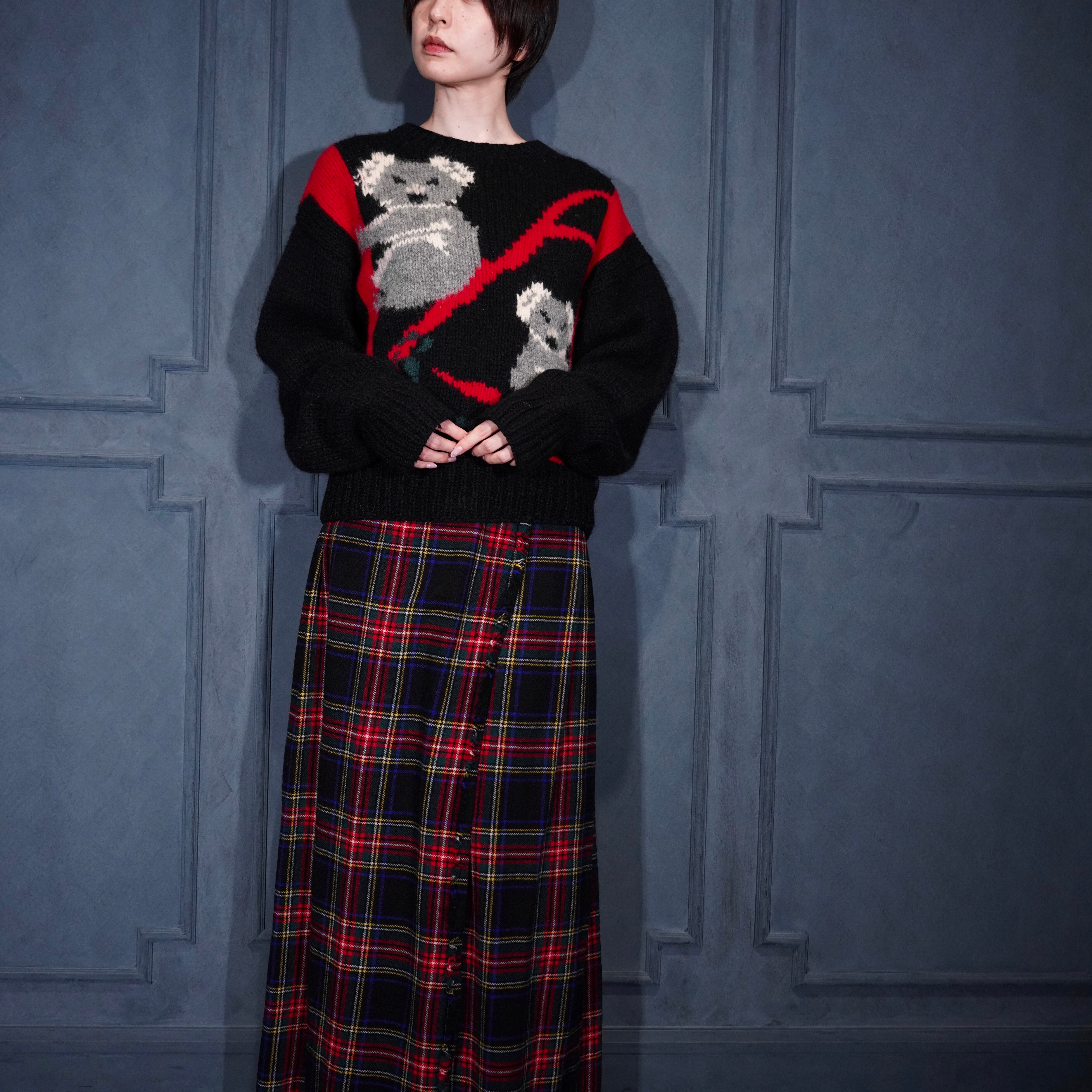Woolrich ウールリッチ　コアラ　ニット　セーター　ビンテージ　usa USA VINTAGE THE Woolrich WOMAN KOALA DESIGN WOOL KNIT/アメリカ古着