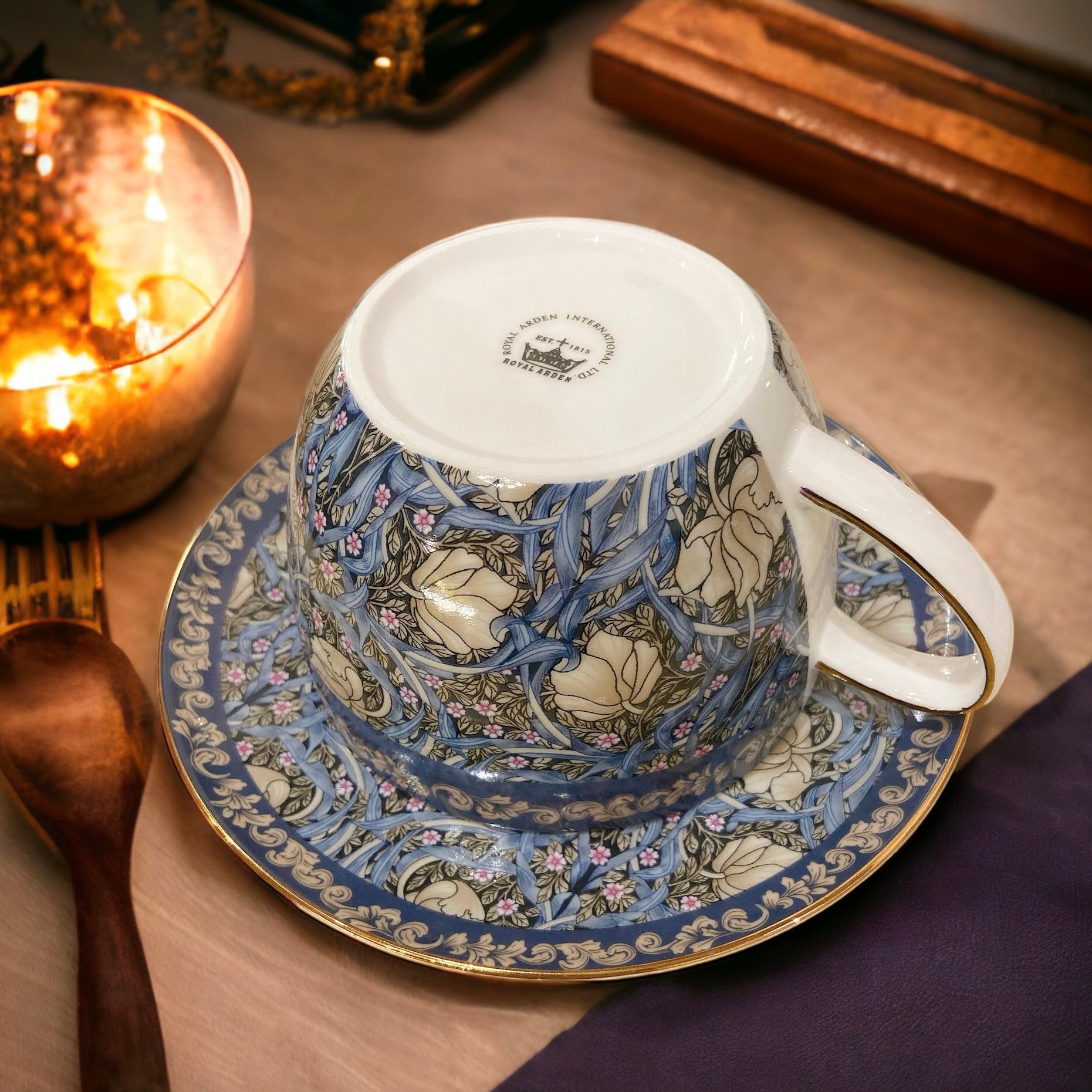 スープボウル カップ＆ソーサー William Morris ピンパーネル