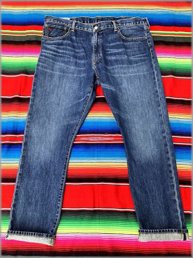 60's ヴィンテージ　ROEBUCKS デニムパンツ　フリスコ　USA製 ☆SEARS ROEBUCKS ビンテージ 60s フリスコタイプ 5ポケット ジーンズ