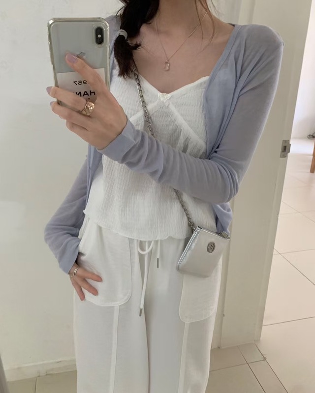 (予約) pretty young thing / Airy cardigan 4color