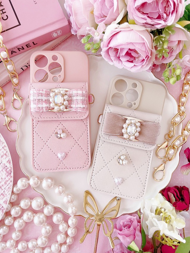 Velvet ribbon bijou iPhone case