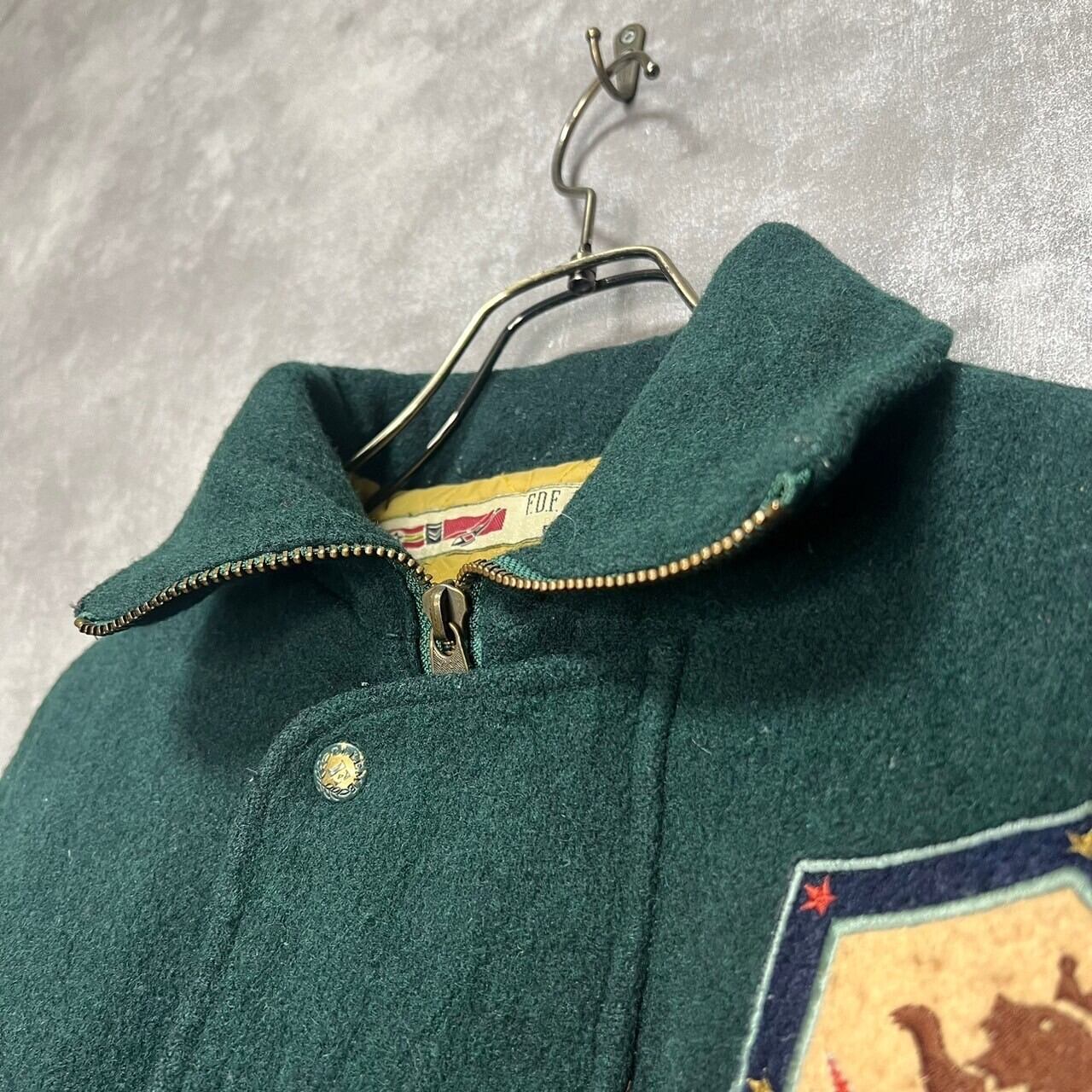 EDF ウールジャケット S 刺繍 ワッペン | 古着屋OLDGREEN