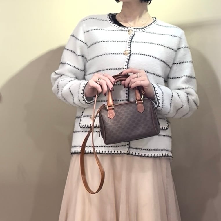 希少サイズ 【CELINE 】2044 ヴィンテージセリーヌ マカダム柄 2way