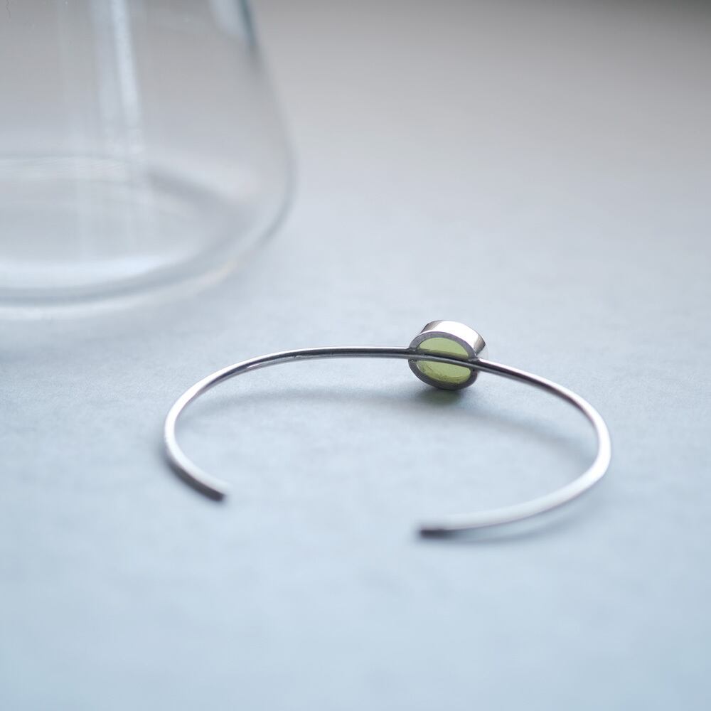 夜光石 ルミナスストーン バングル シルバー925 | クラウドジュエリー