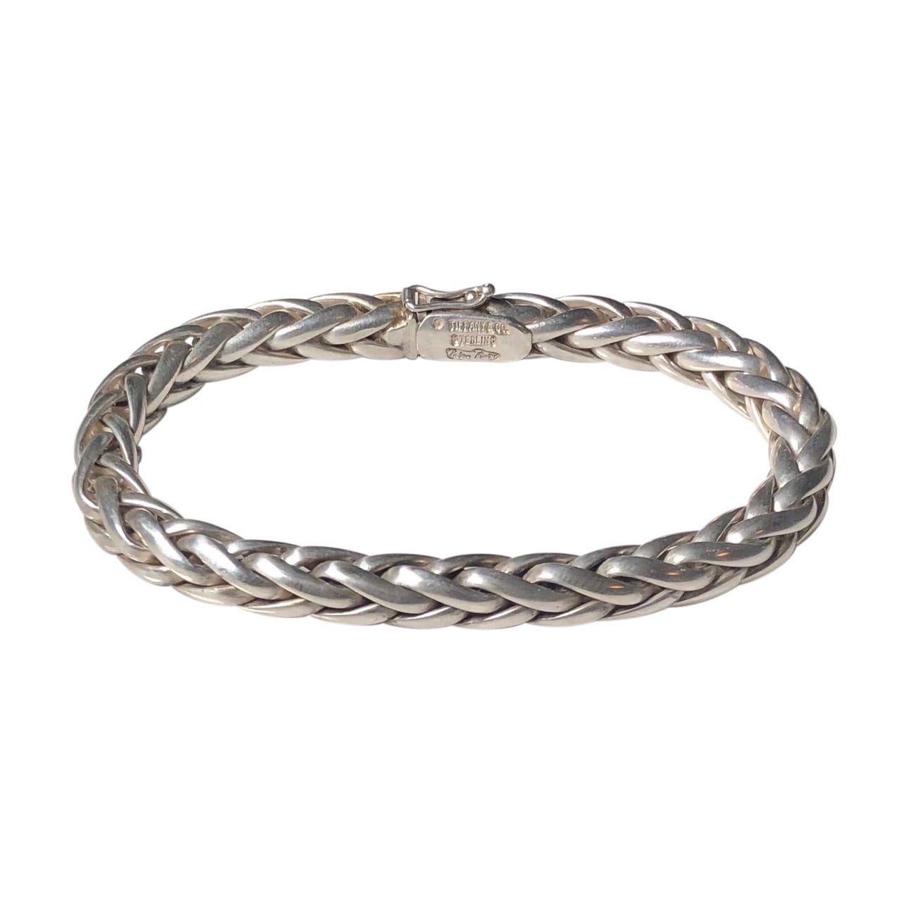 vintage TIFFANY braided chain bracelet designed by Paloma Picasso