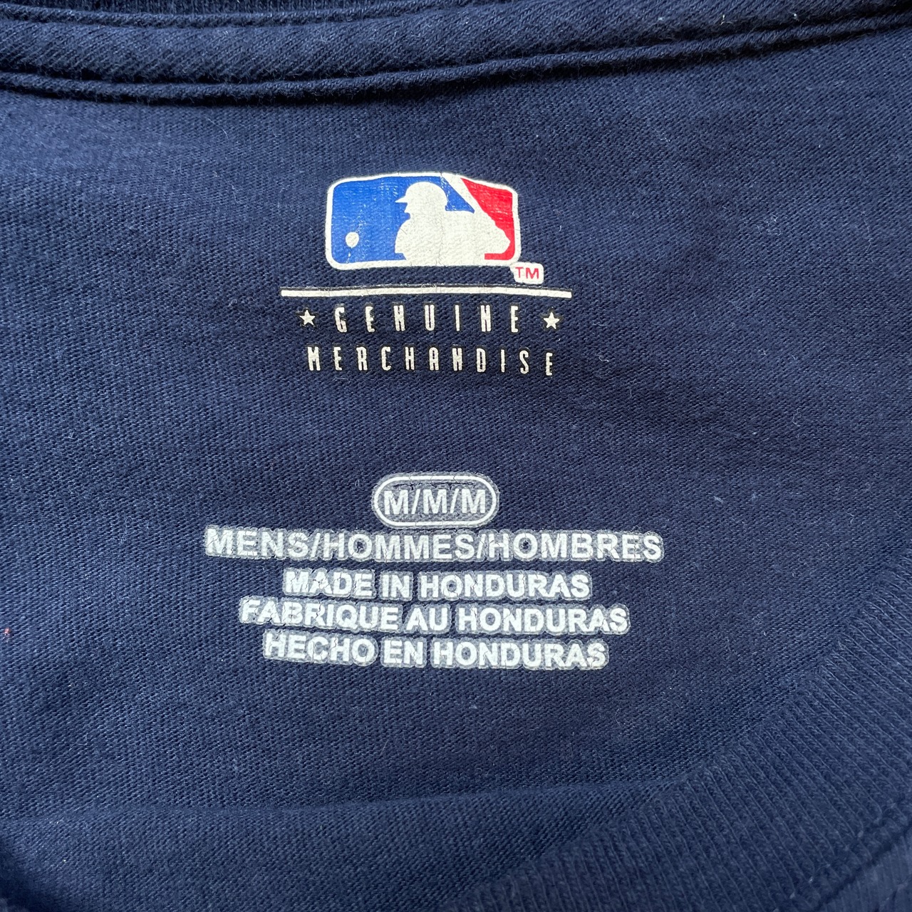 MLB アトランタ・ブレーブス チーム ロゴプリント 長袖Tシャツ メンズM 