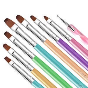 【在庫のみ】Modelones ネイルブラシ ネイルブラシセット ネイル筆セット ジェルネイル用筆セット ネイルアートブラシ ネイルブラシキット8本セット