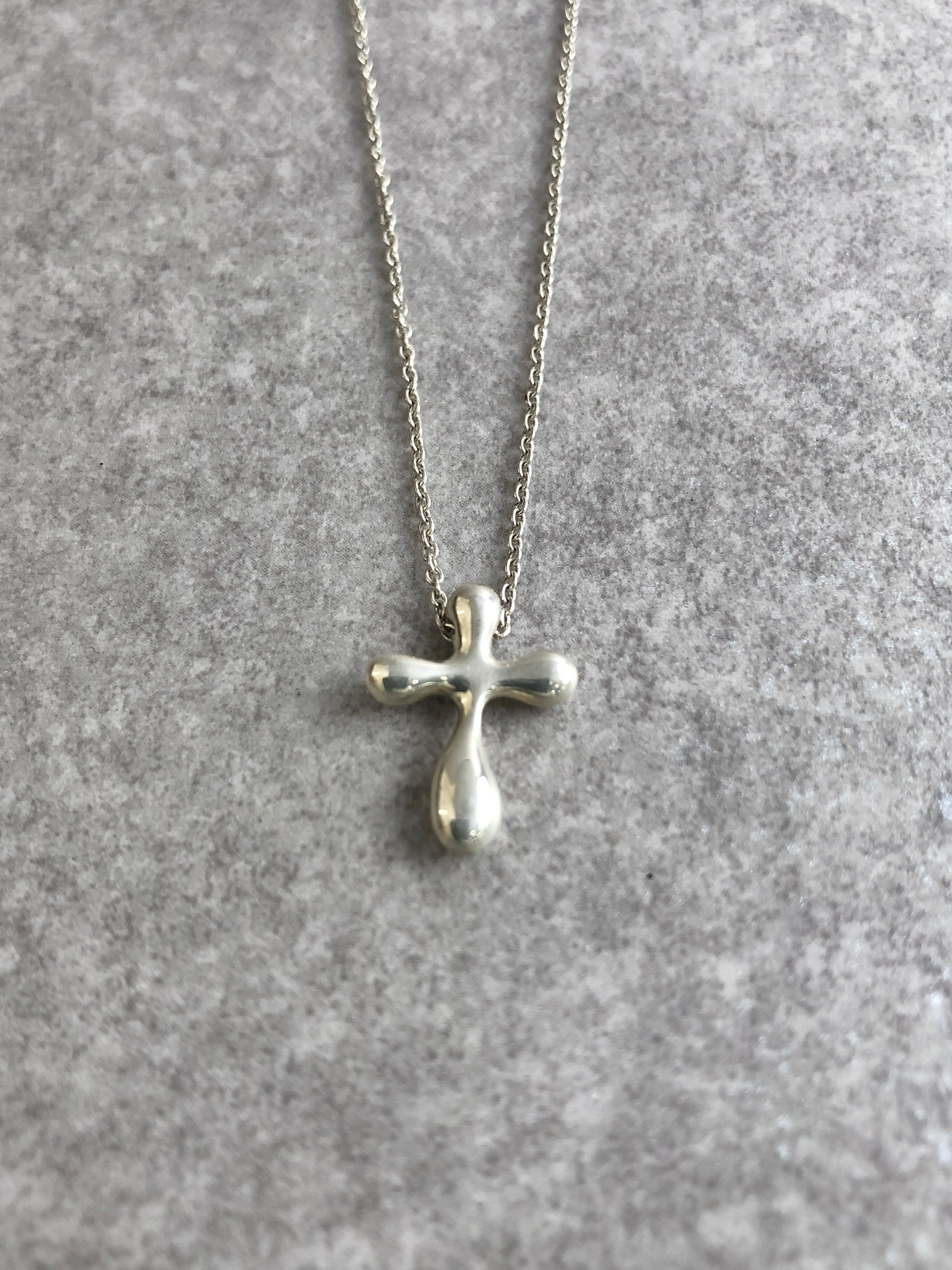 Tiffany & Co. ティファニー ネックレス シルバー クロス 925 vintage