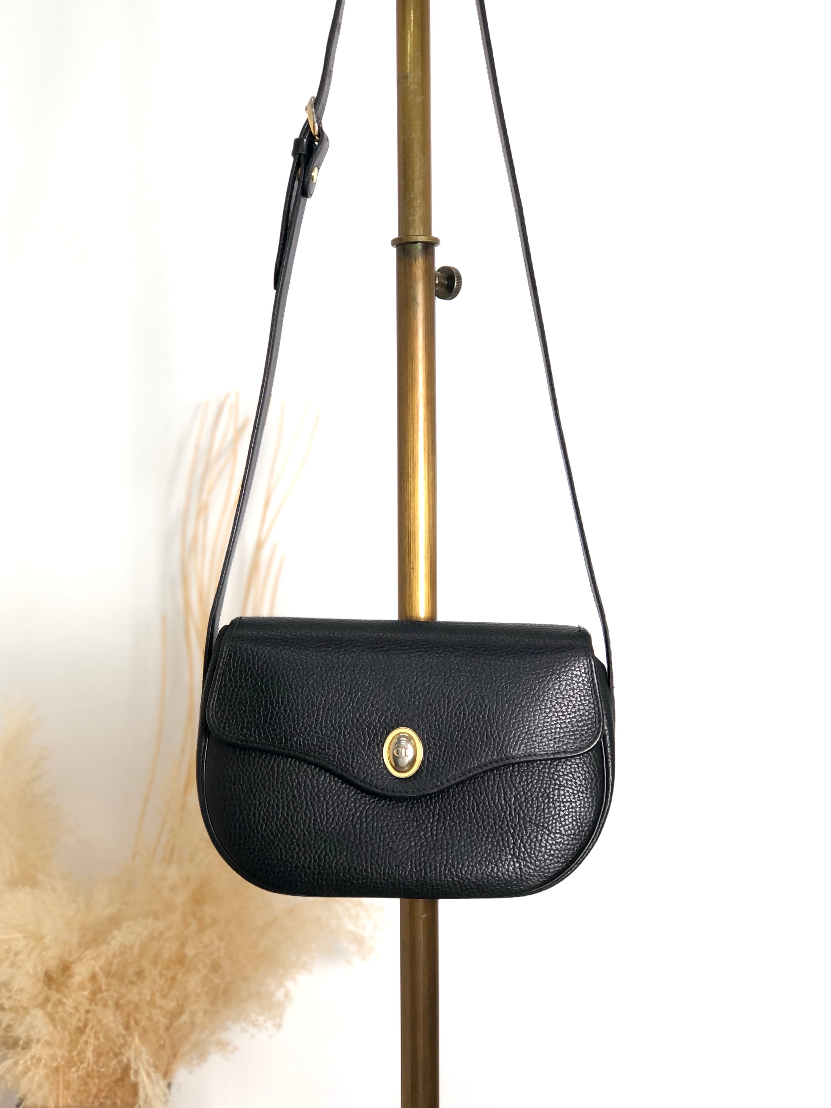 クリスチャンディオール ショルダーバッグ ブラック ヴィンテージ Christian Dior クリスチャン ディオール ショルダーバッグ ブラック