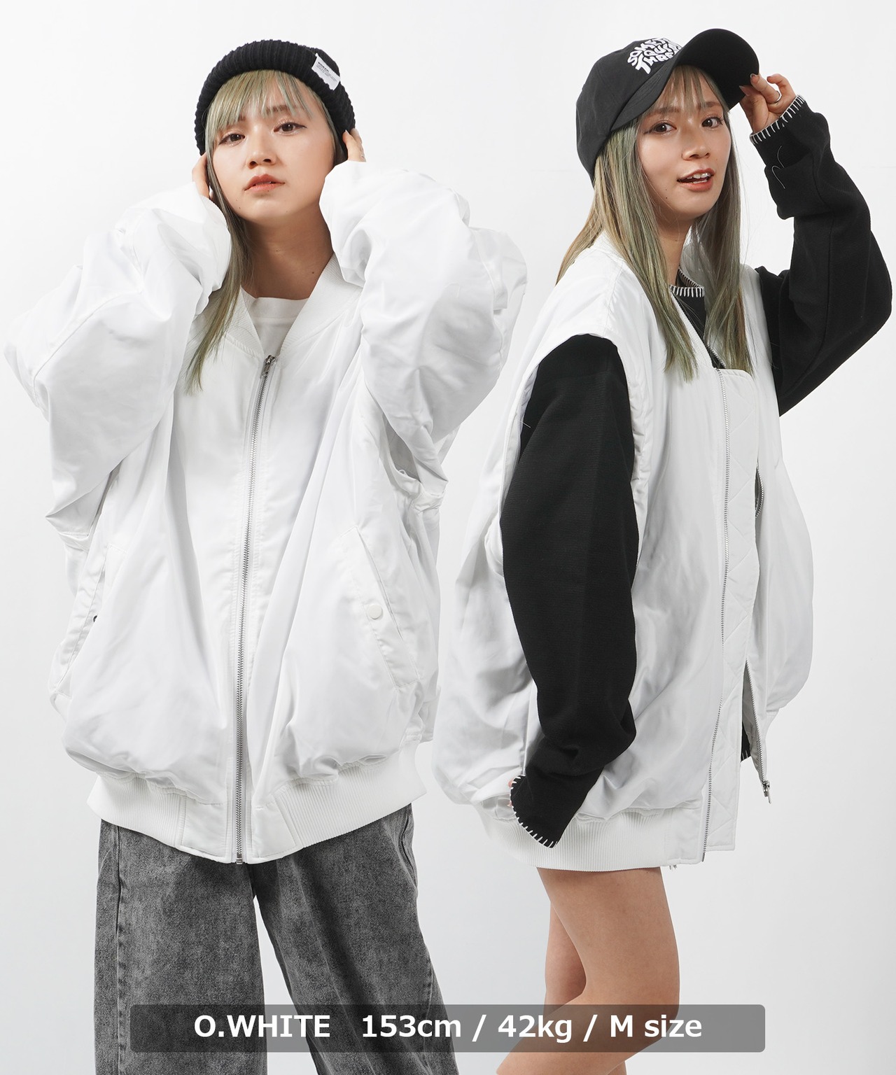 ◆2WAY ワイドスリーブ MA-1◆wi-953073
