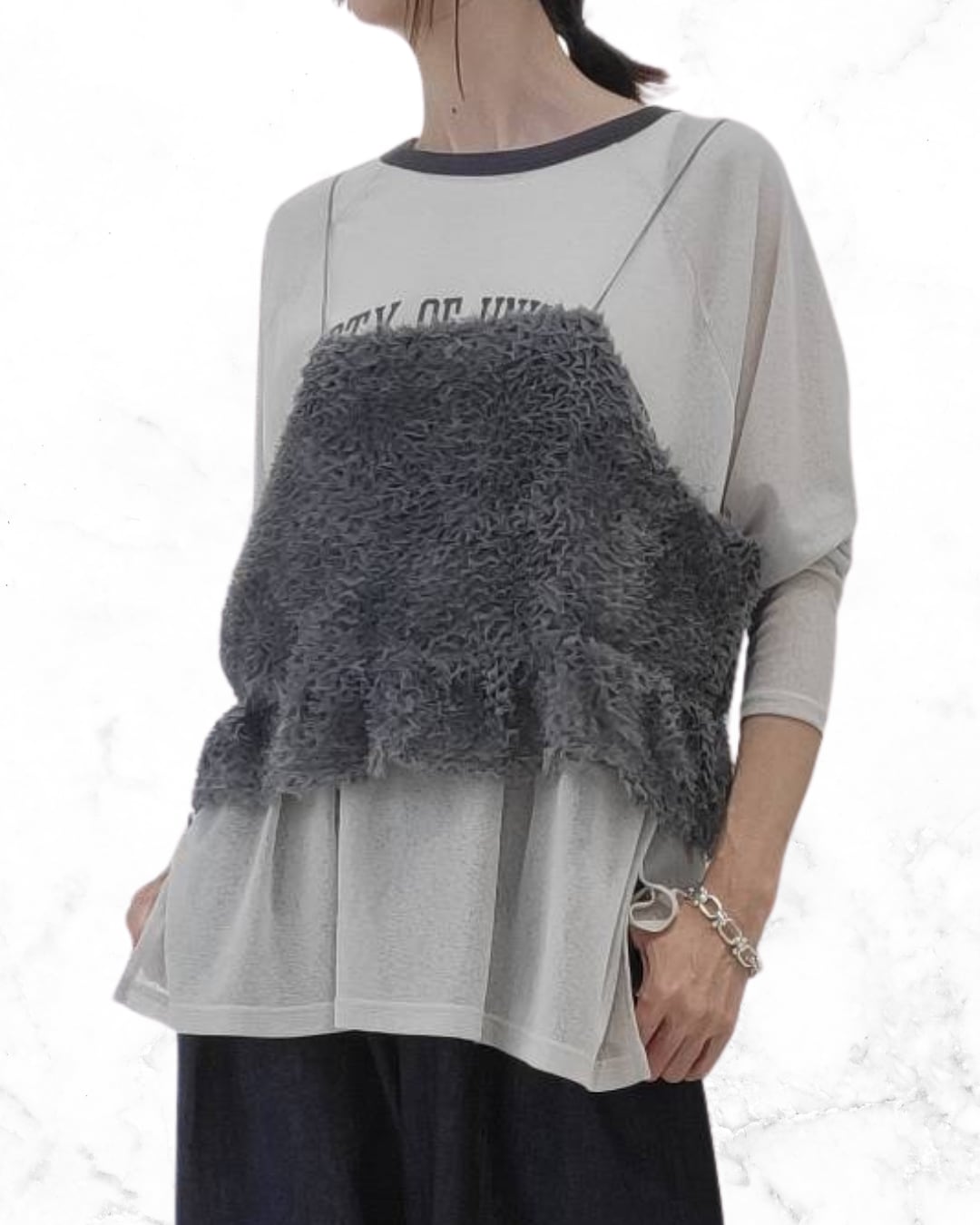 刺繡チュールビスチェ 1956-463BZ CHIGNON シニヨン 2025年9月展示会