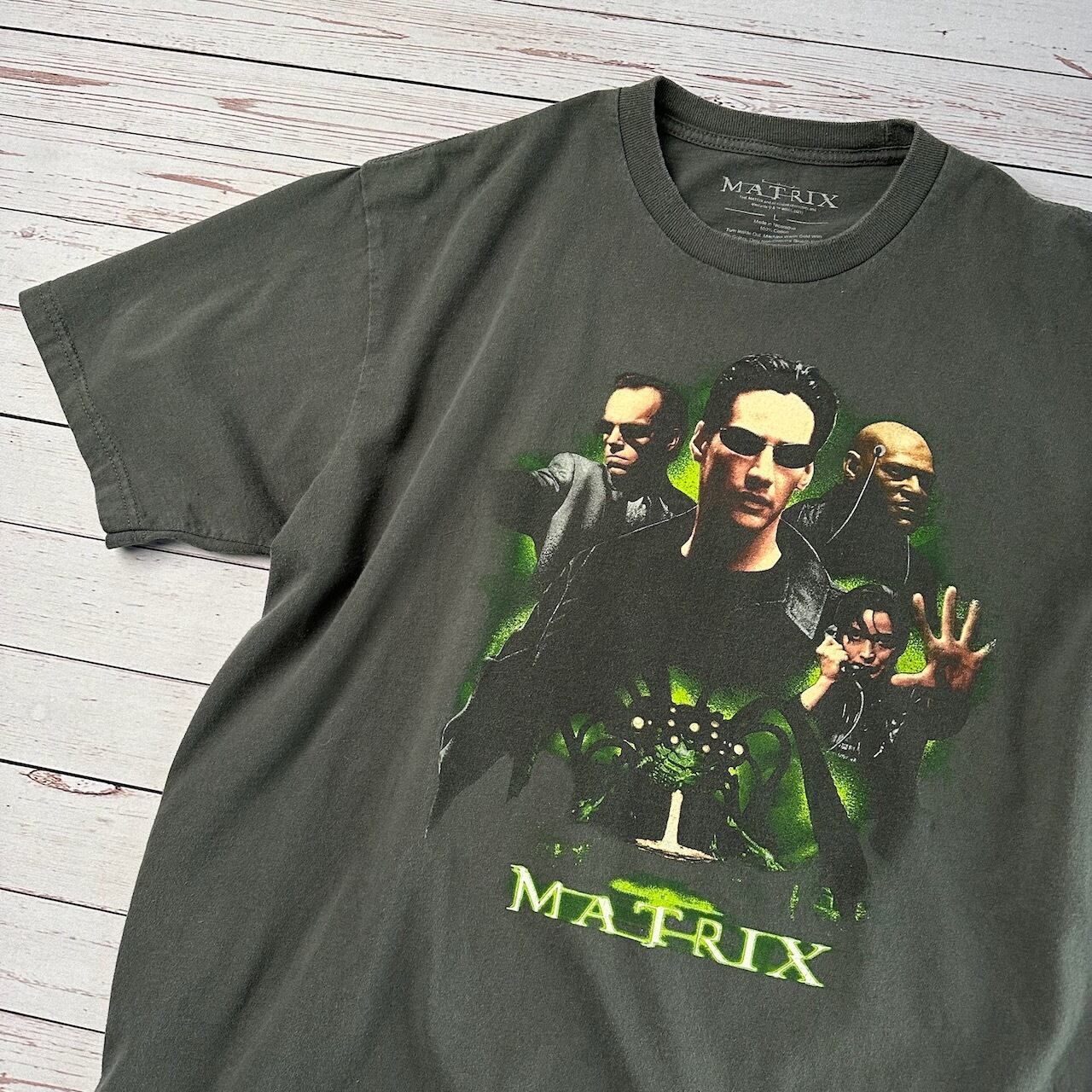 MATRIX マトリックス ムービーTシャツ 半袖 ダークグレー 古着 MATRIX マトリックス ムービーTシャツ 半袖 ダークグレー 古着