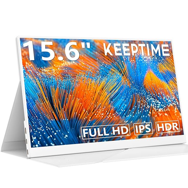 KEEPTIME ワイヤレス モバイルモニター 15.6インチ 1920*1080 モバイル