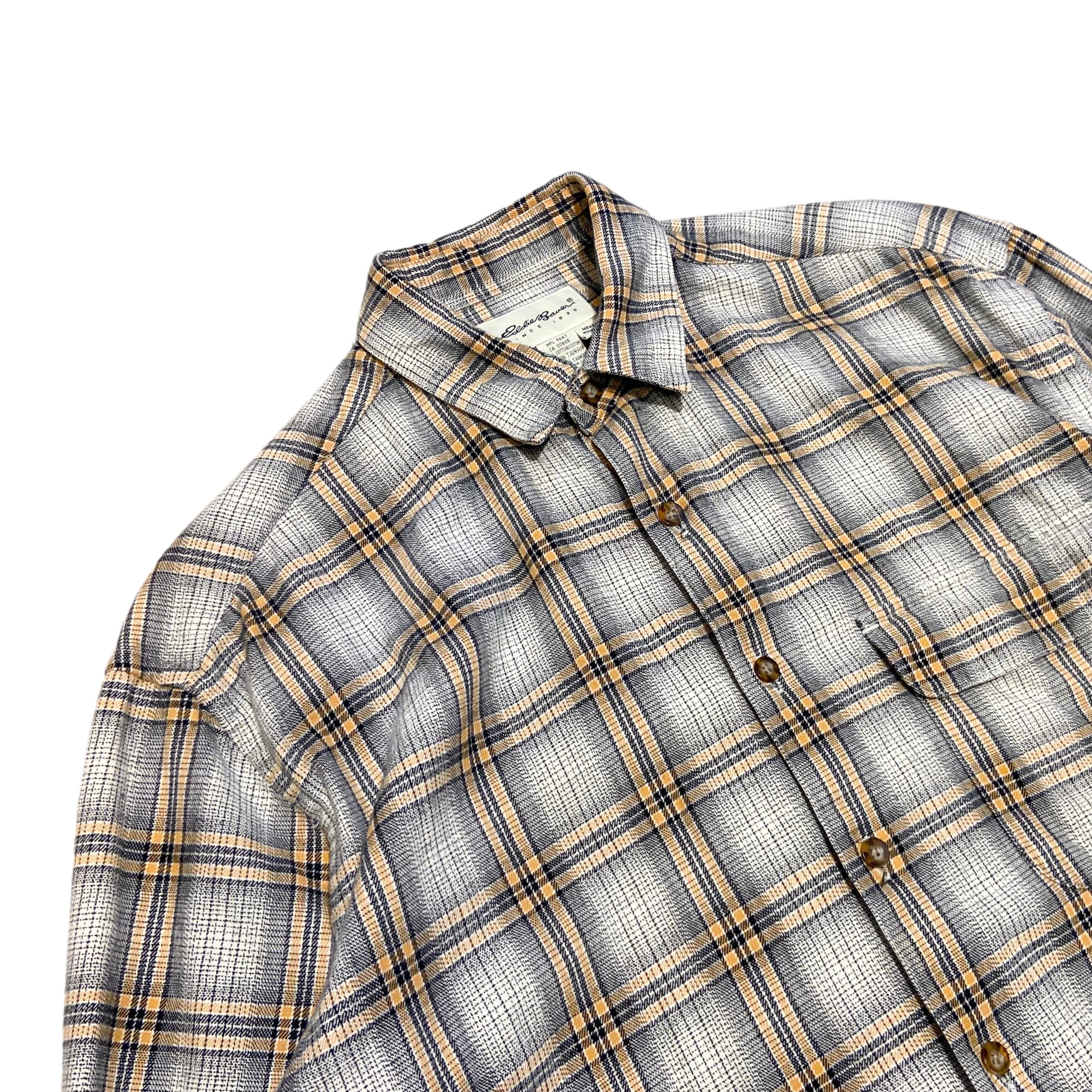 90s-00s Eddie Bauer エディーバウアー オンブレチェック コットン