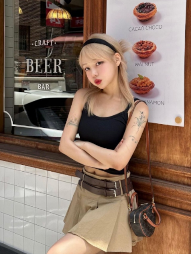 送料無料 ☆LE SSERAFIM チェウォン 着用!!【CIDER】ランチ 送料無料 ☆LE SSERAFIM チェウォン 着用!!【CIDER】ランチ