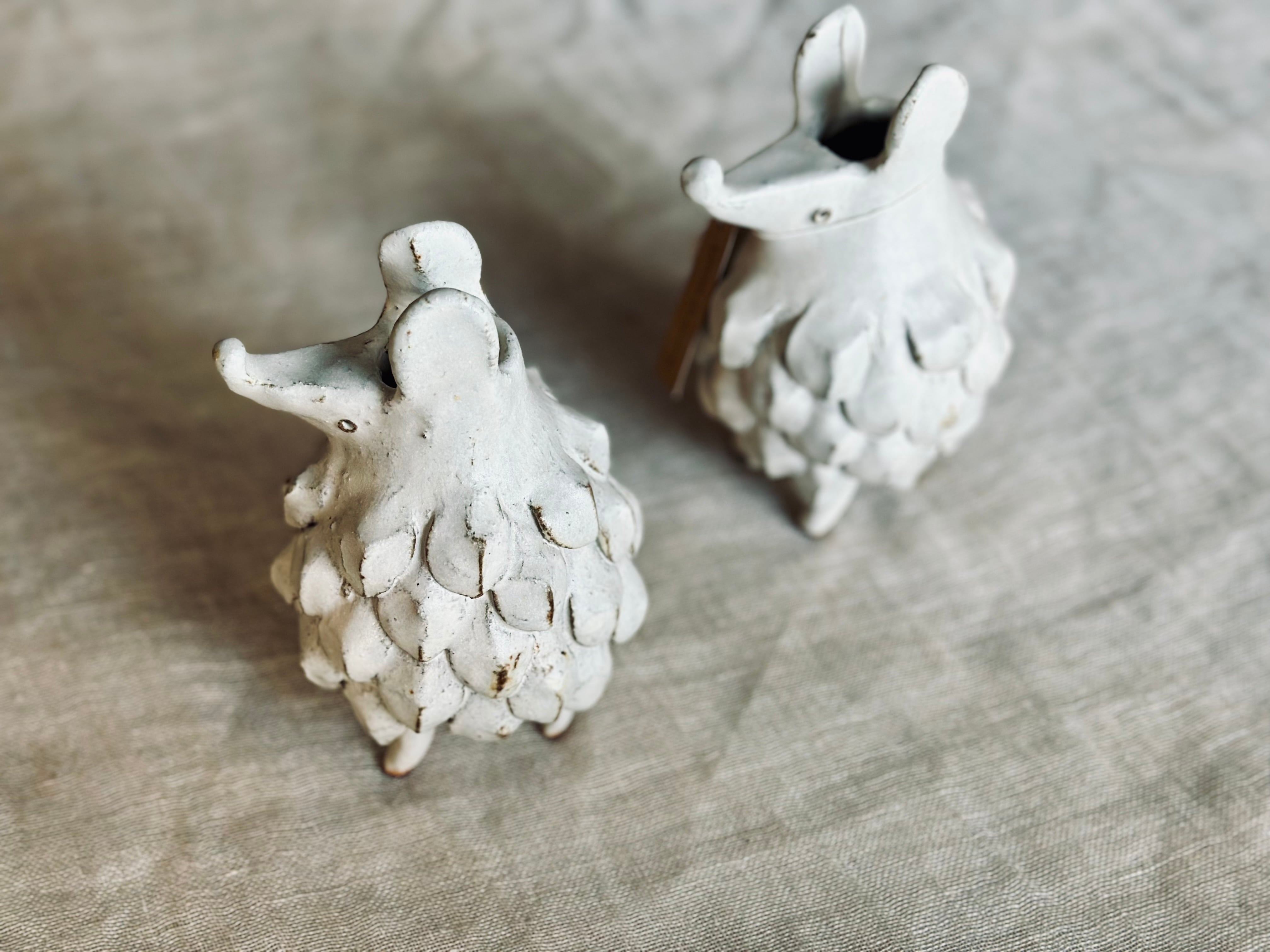 ネズミ花入れ（白） | 器のしごと utsuwa no shigoto Web shop