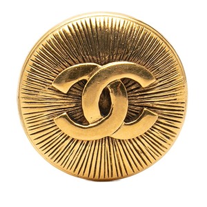 シャネル ココマーク ブローチ ゴールド メッキ レディース CHANEL 【中古】