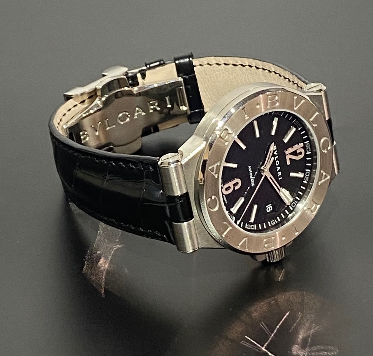 BVLGARI ブルガリ メンズ 腕時計 ディアゴノ DG40BSLD