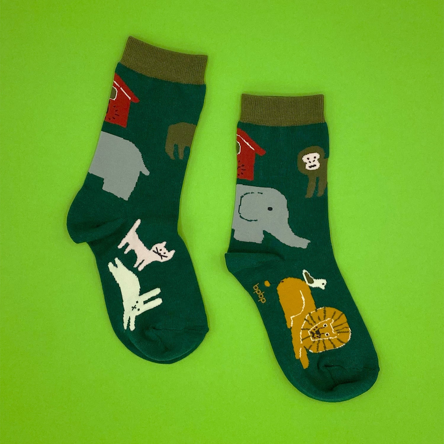 3-7 KIDS【JIN KITAMURA】北村人SOCKS EHON ANIMALS 3～7歳児向け