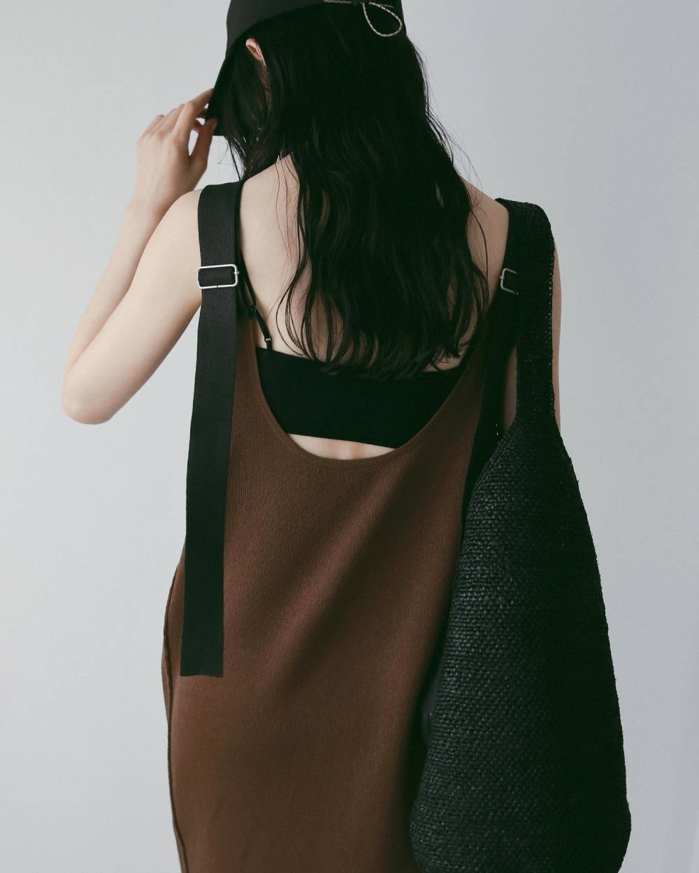 anuke(アンヌーク) Salopette Knit Onepiece | サウスオレンジ｜メンズ