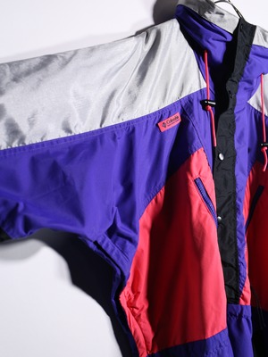 "Colombia" psychedelic coloring anorak parka