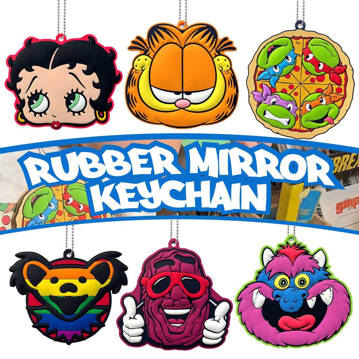 アメキャラ☆ラバーミラーキーチェーン | アメリカン雑貨 プラウドワークス