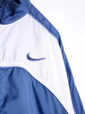 “NIKE” embroidery logo design switching nylon jacket