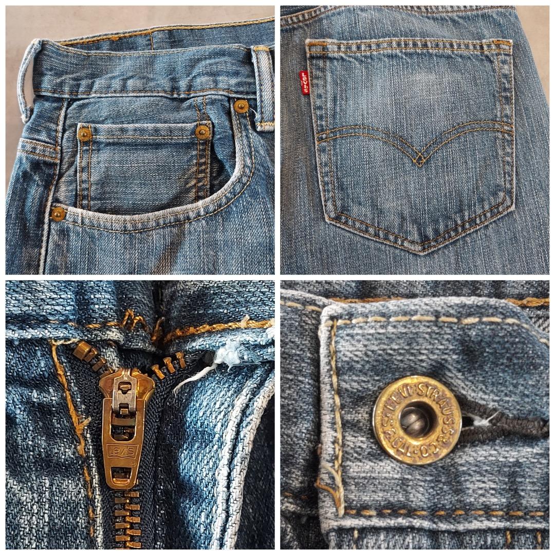 リーバイス569 Levis W36 ワイド バギー 青 古着 ヒゲ 22772 | fuufu