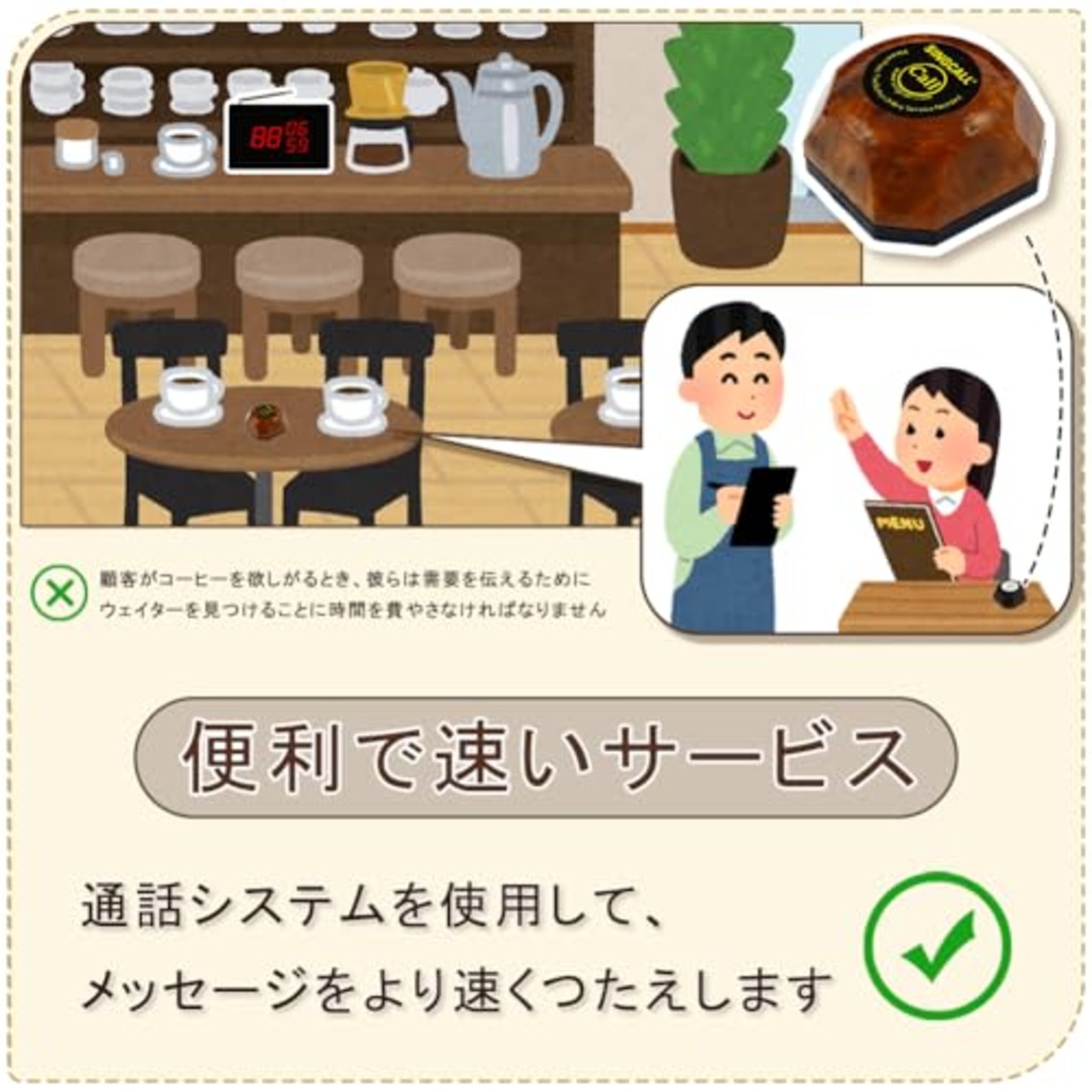 ALIBELL 呼び鈴 ワイヤレス 飲食店 呼び鈴 飲食 店 業務 用 呼び出し ベル オーダーコール ワイヤレス チャイム 介護呼び出しベル コードレス チャイム 飲食店 居酒屋 焼肉屋 介護施設 病院