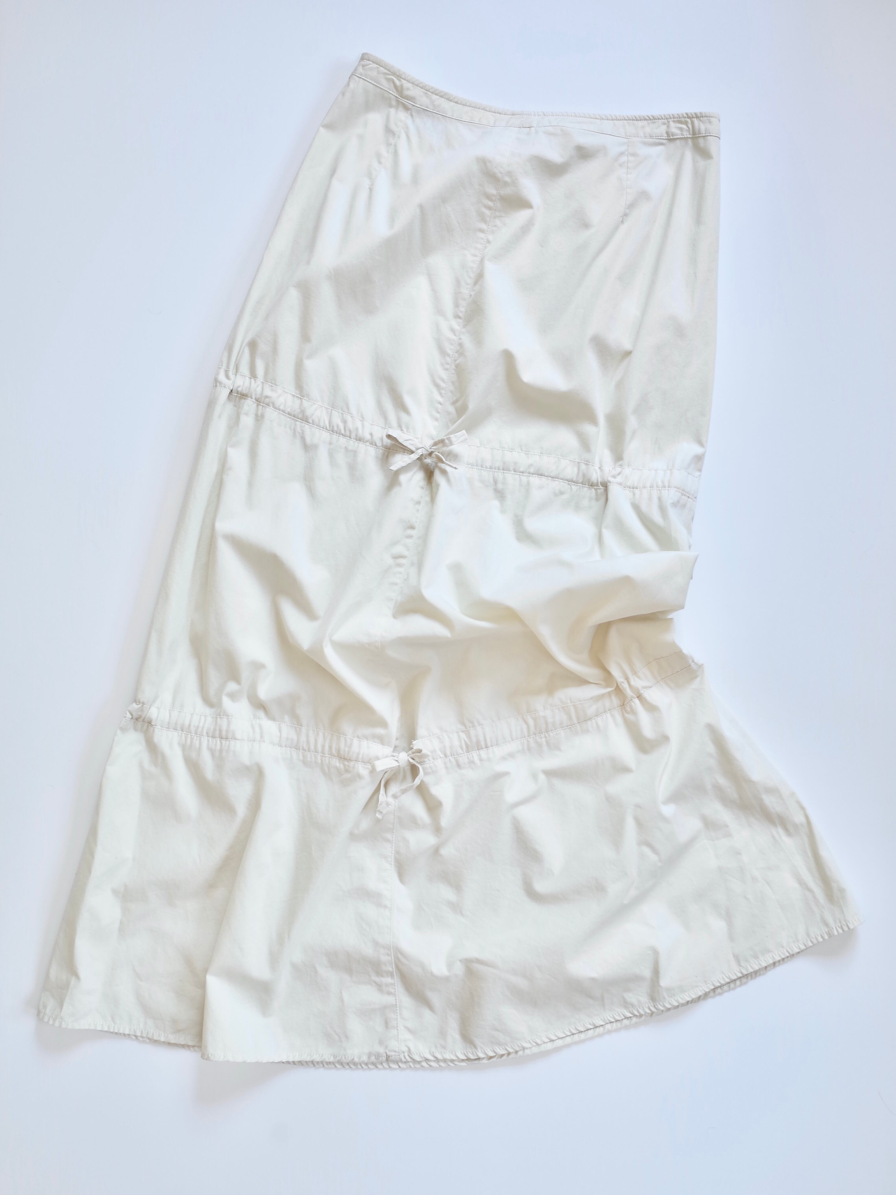 Italy tiered long skirt