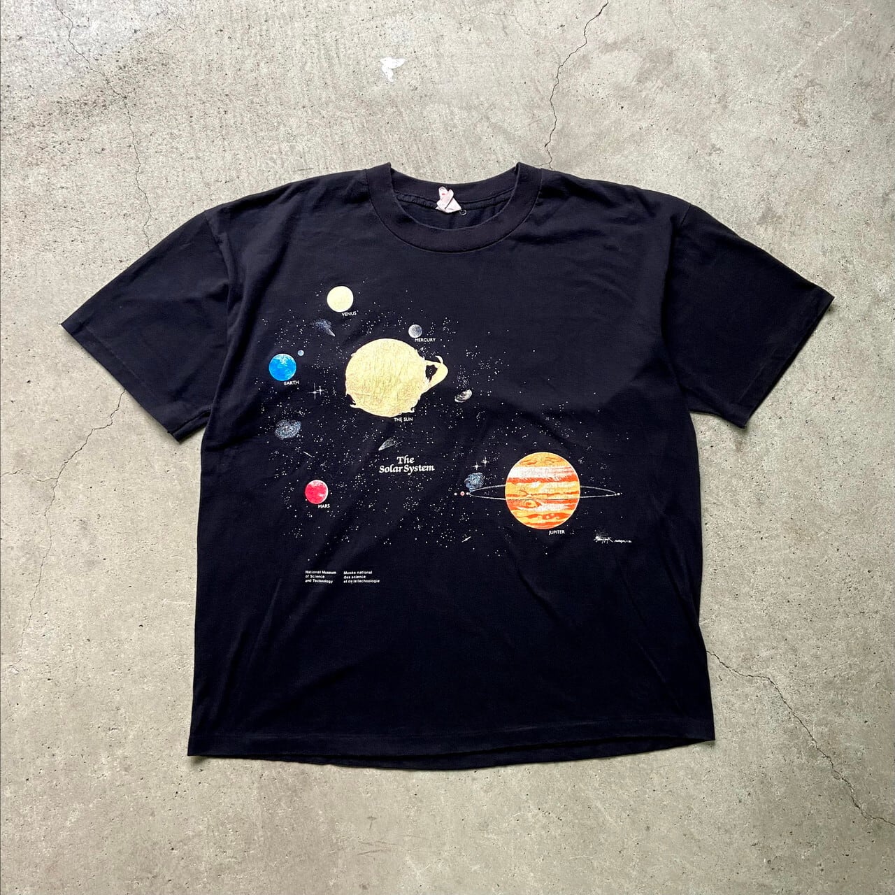 vintage ビンテージ 宇宙柄シャツ  一点物 size M