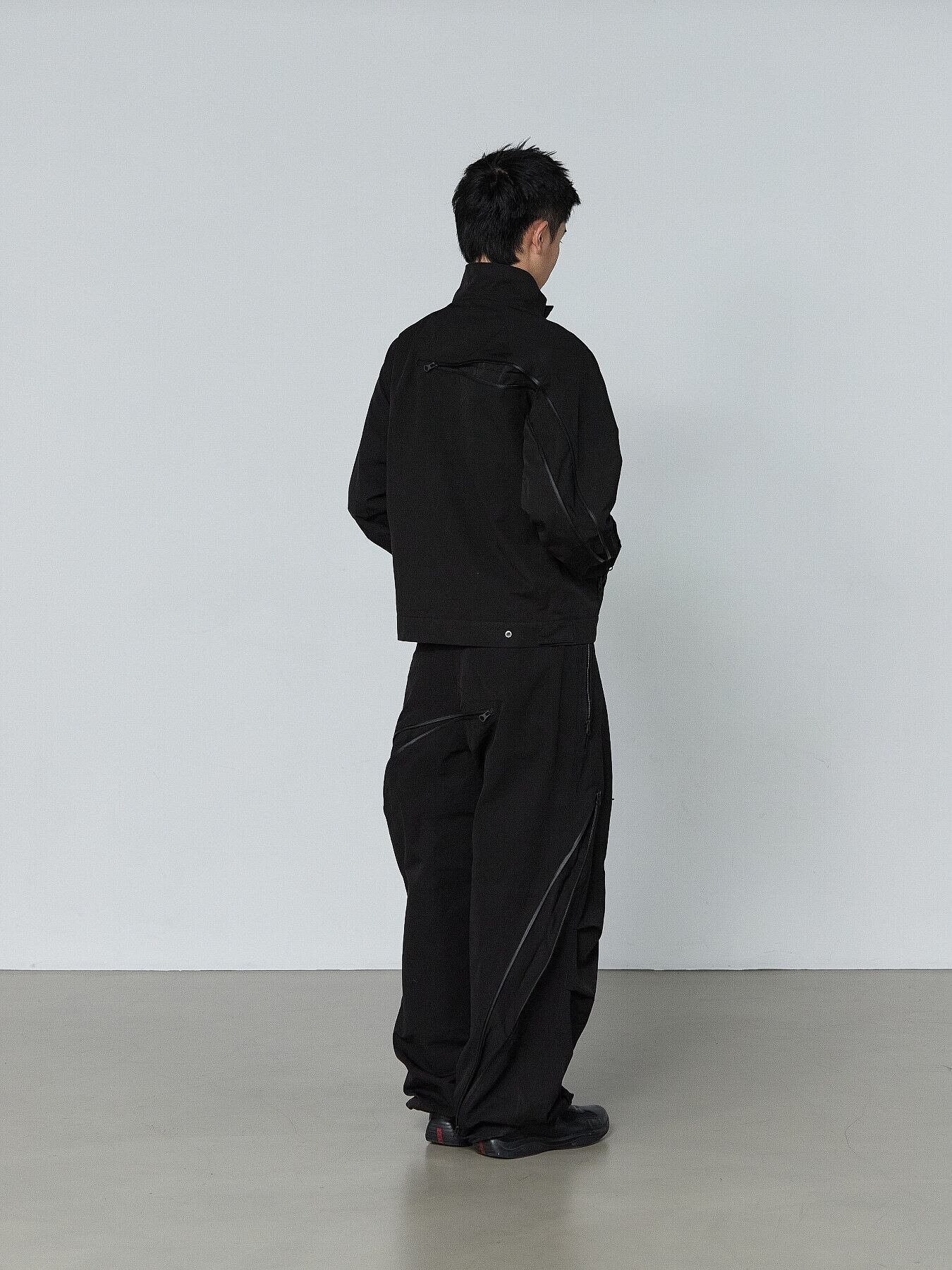 SAN SAN GEAR] AFFINE CURVE PANTS [BLACK]_26SS 正規品 韓国ブランド
