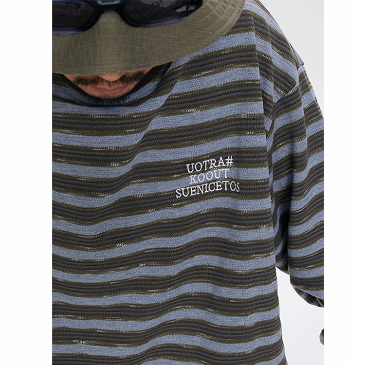 ★TROUSE ROUND NECK PULLOVER TOP　　　A0703