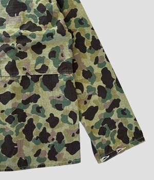 -USMC- Vintage 40s P-44 Duck Hunter Camo HBT Jacket