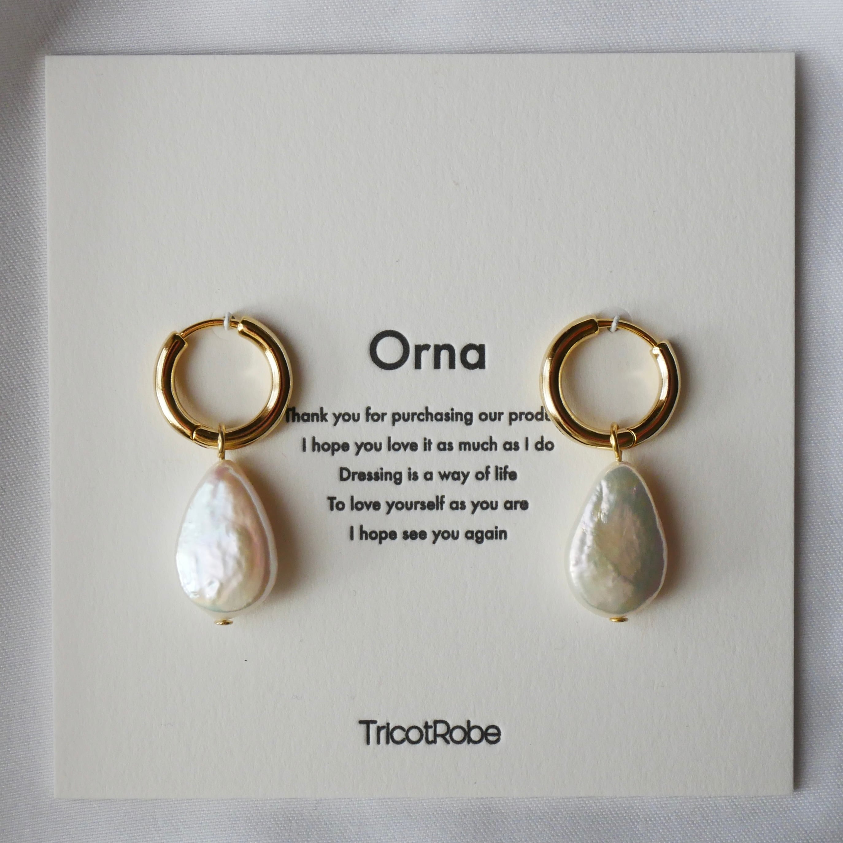 drop waterpearl ピアス【WEB限定】【★‐7】