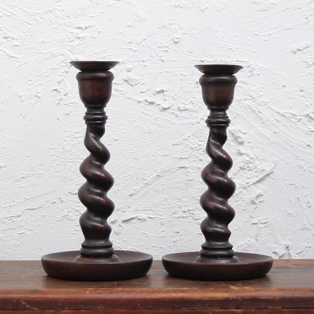 イギリス アンティーク キャンドルスタンド 燭台 英国製 CA-005