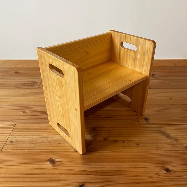 箱いす | かて工房の木製保育家具