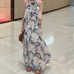 リゾート フラワー ワンピース 3412726