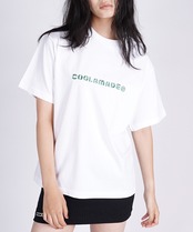 【直営限定ITEM】COOLA MADE®エンブロイダリーベーシックTシャツ (WHITE) CQ-47068H