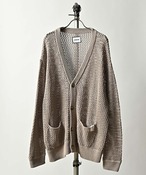 ADAM PATEK mesh knit cardigan (GRY) AP2311016