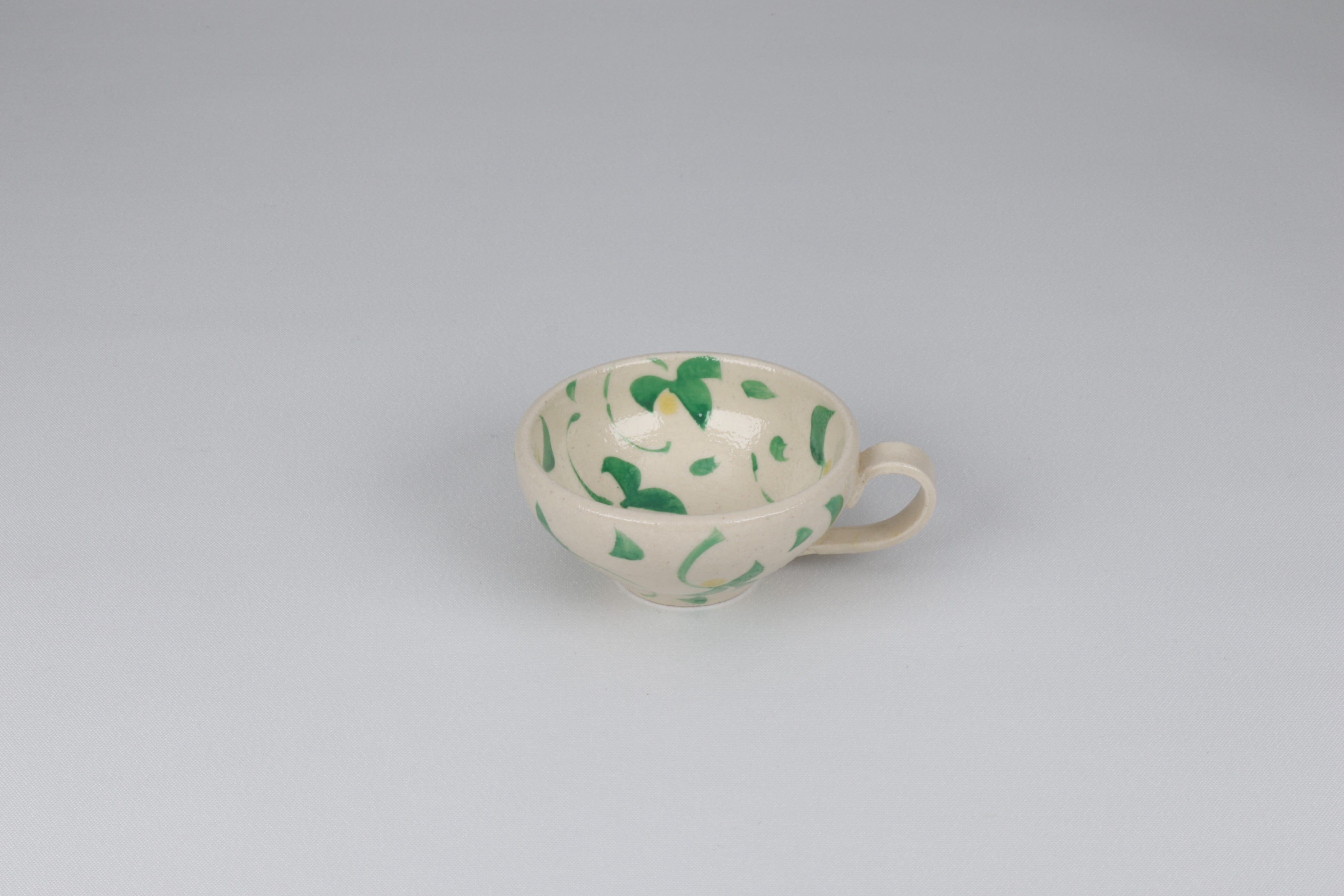 色絵 片手珍味鉢 わかば