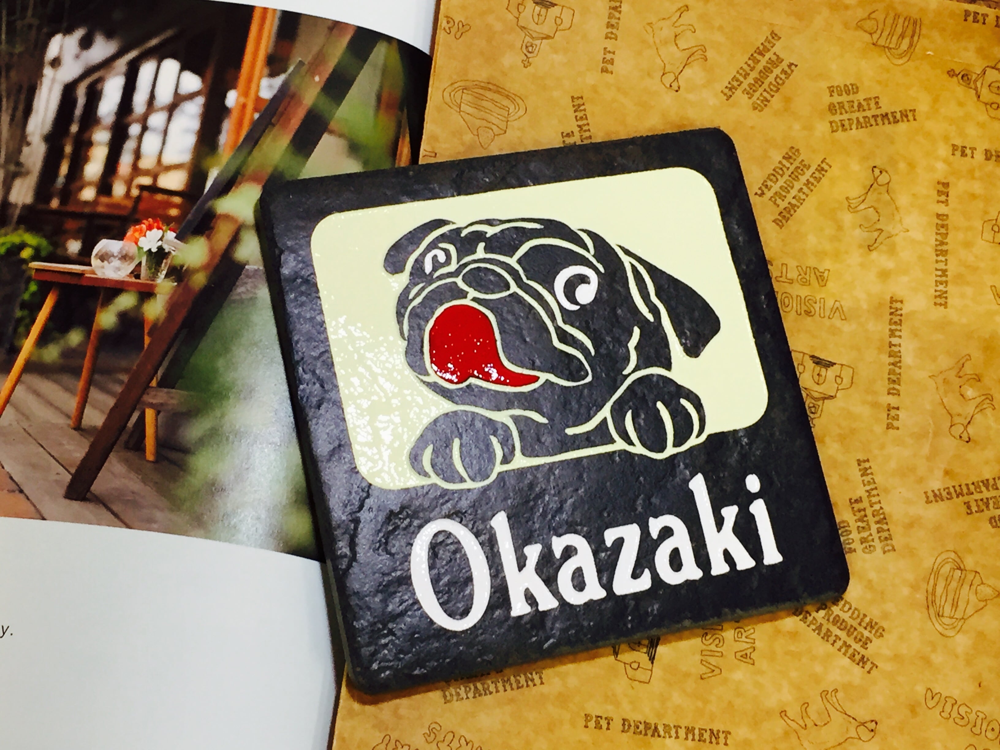 表札☆シュナウザー☆ ［タイル］ | tnfactory