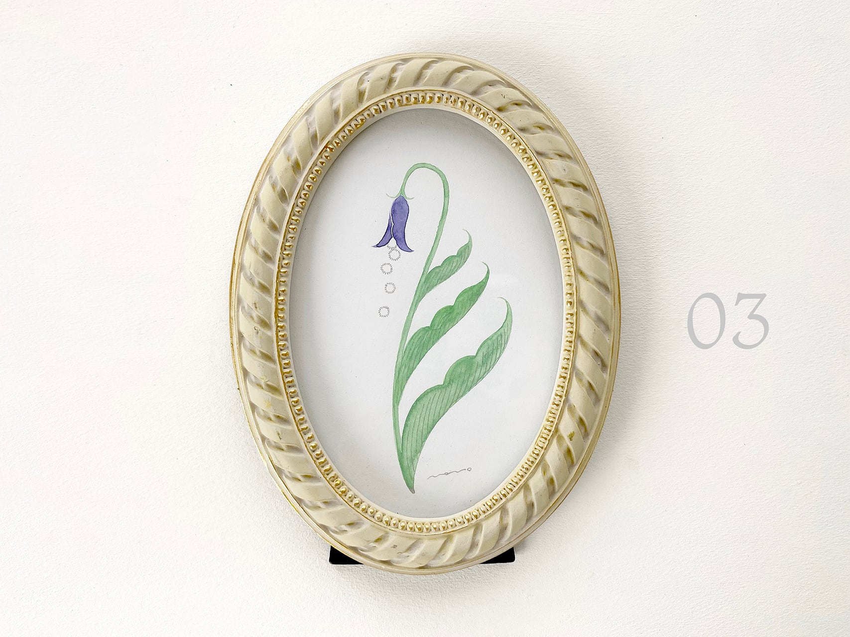 額入り原画 flower | totoganashi 日々を彩る雑貨店