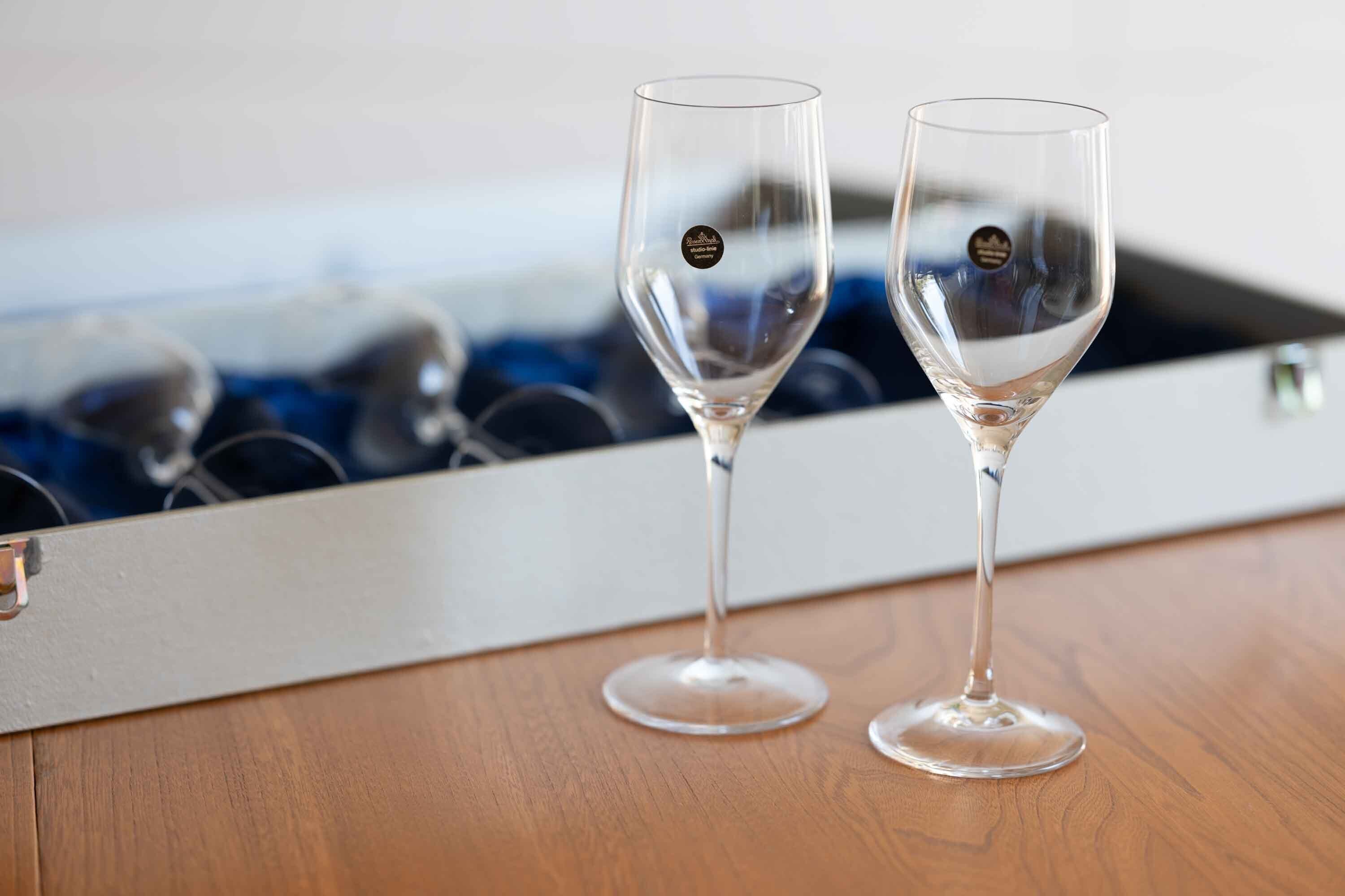 ドイツ ローゼンタール社製 ( Rosenthal ) Studio-line クリスタル ワイングラス6ヶセット 専用箱付き その1