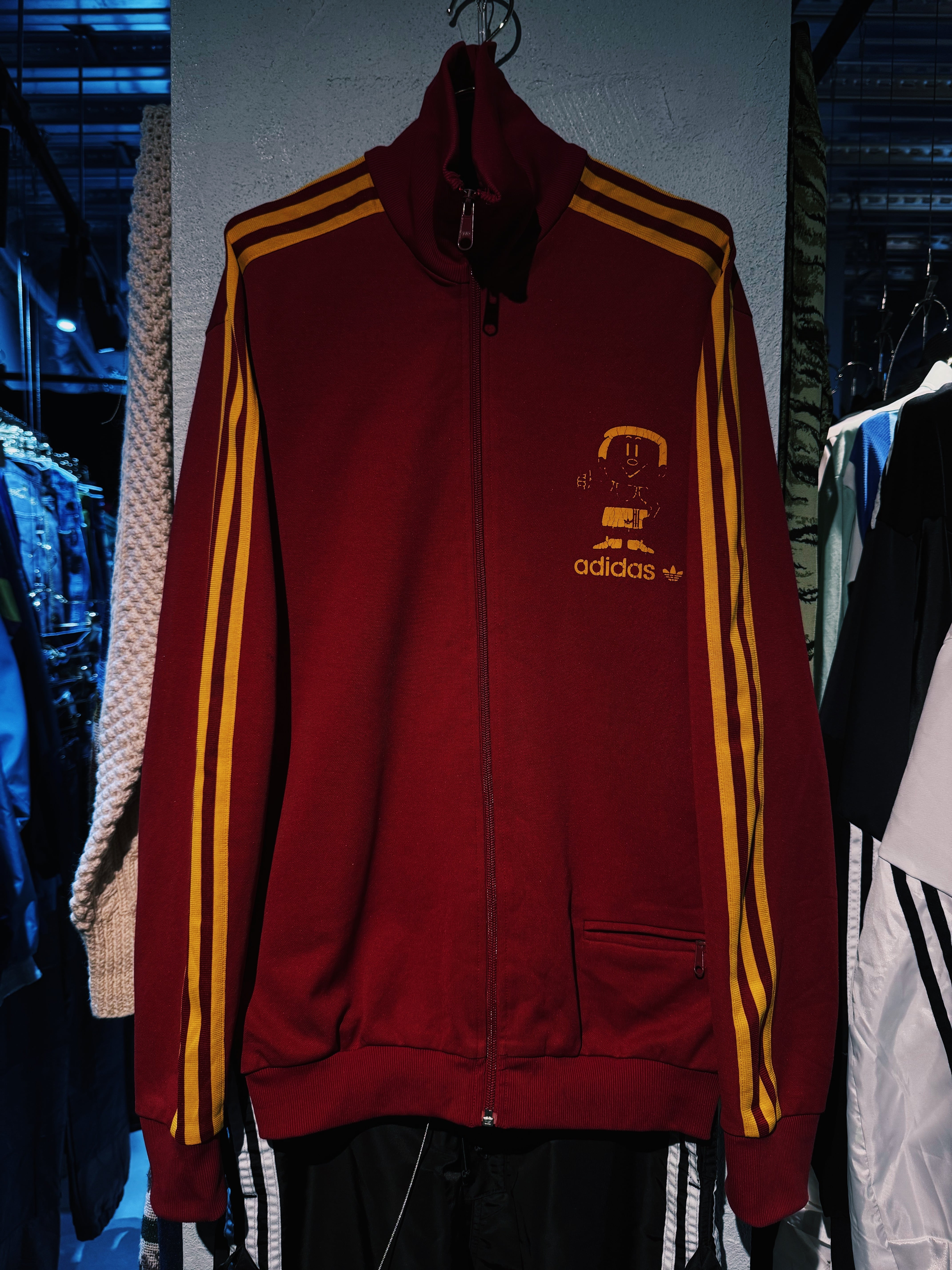 【D4C】90's vintage “ADIDAS Originals”switching color trimm dich design track jacket