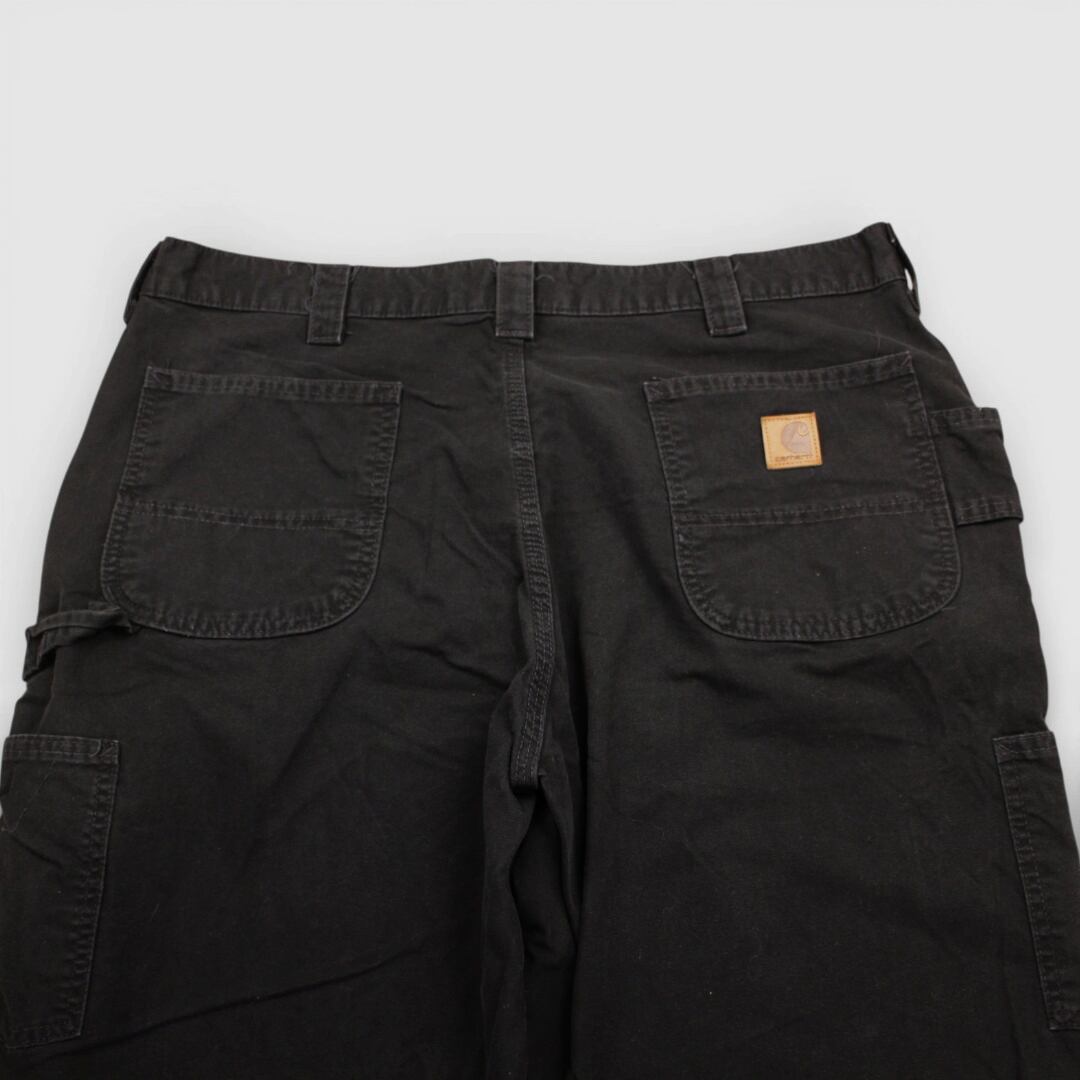 古着 Carhartt W40×L30 B151 Duck Work Pants BLK カーハート ダック